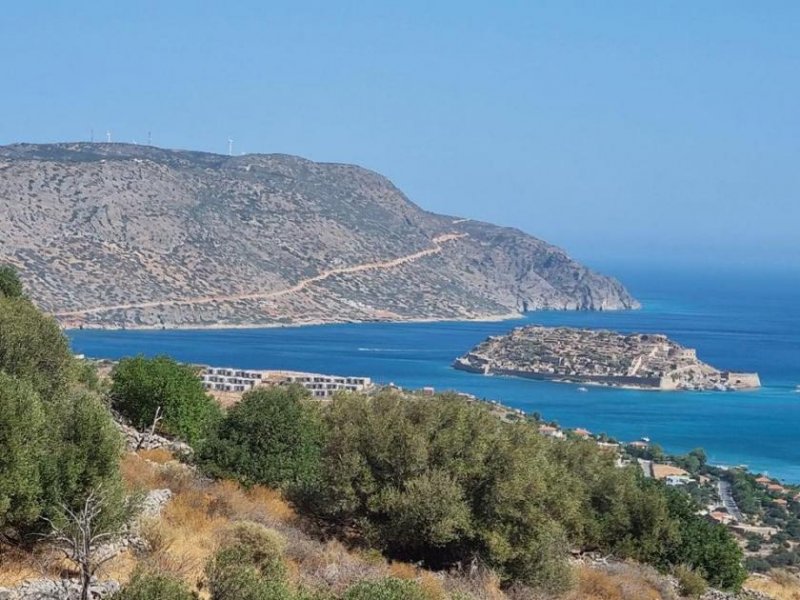 Schisma Eloundas Baugrundstück mit Meerblick, Elounda, Kreta Grundstück kaufen